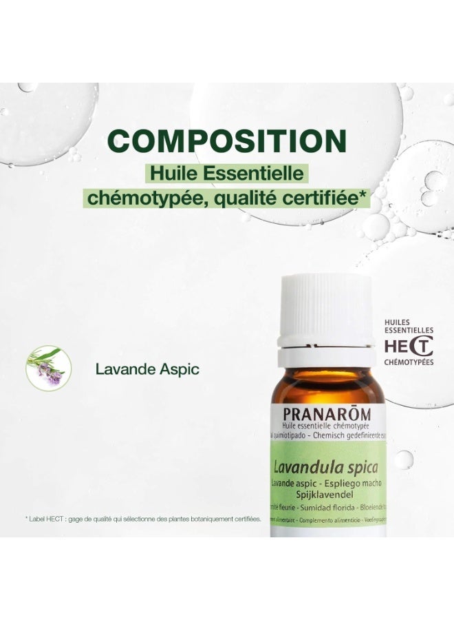 PRANAROM Pranarôm Bio Essential Oil Aspic Lavender (Lavandula latifolia) 10 ml - Image 2